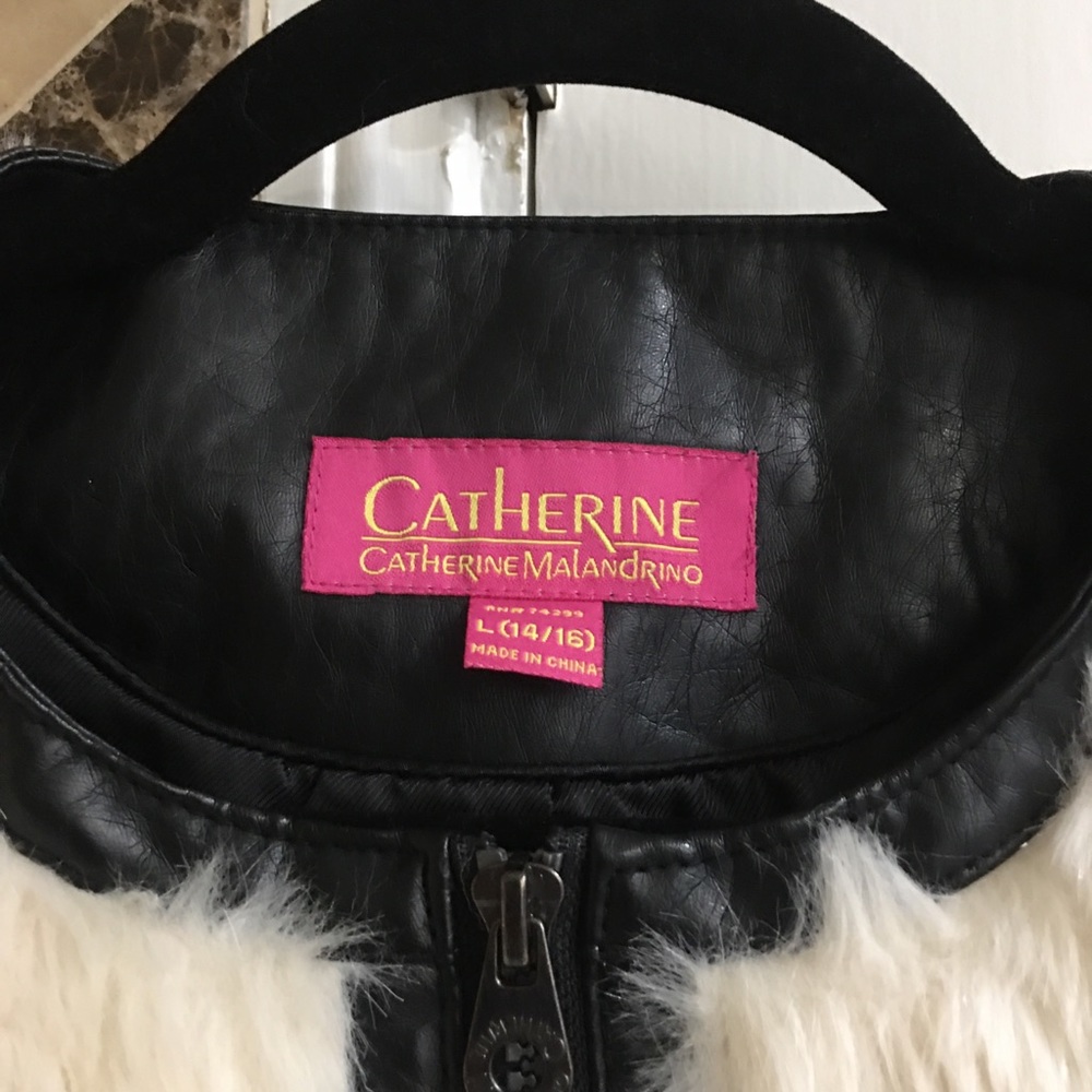 Furry leather jacket - Picture 2 of 7